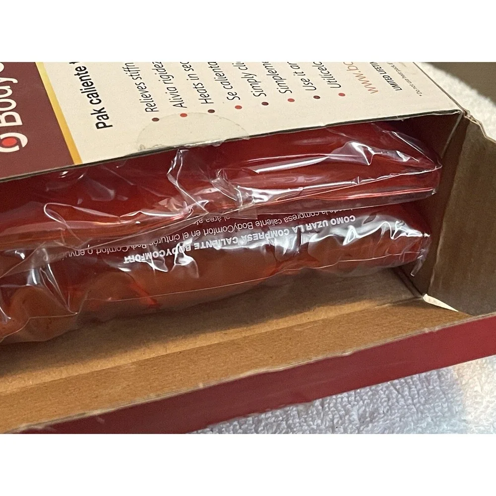 Body Comfort Reusable Therapeutic Heat Packs Sports 6‎ Piece Open Box